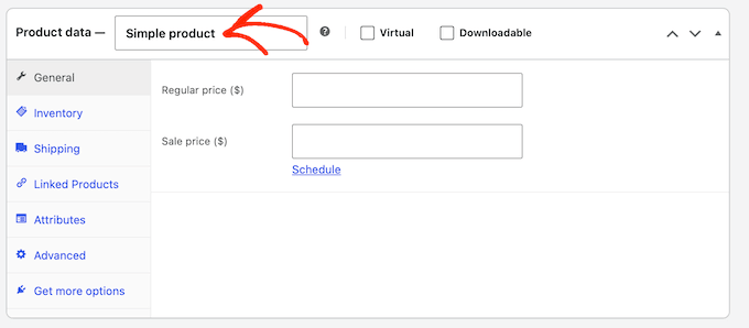Creating a simple product for your WordPress website