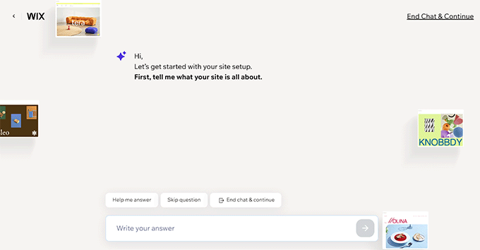 Use the AI website builder in Wix Use the AI website builder in Wix