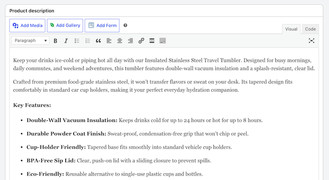 Creating high-converting product descriptions for your eCommerce store