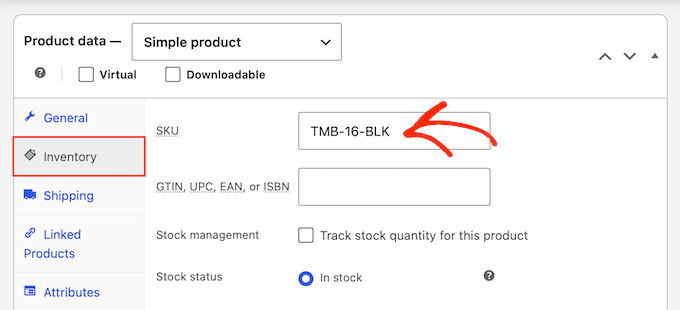 Managing the inventory on your WordPress blog or website