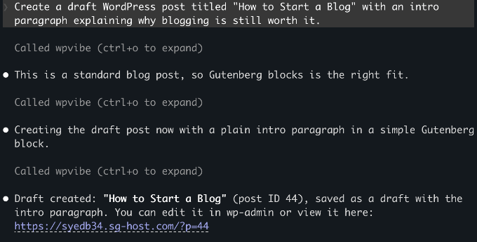 AI Prompt for Drafting a New Post