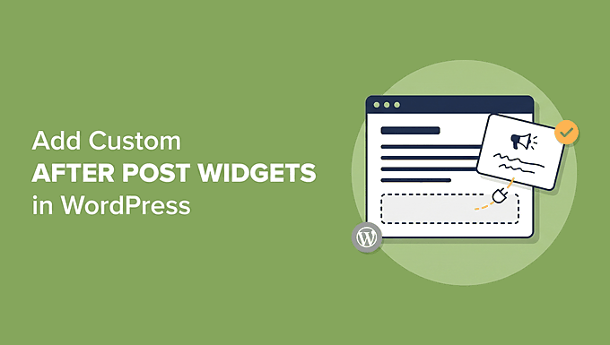 Dodaj niestandardowe widżety po wpisach w WordPress