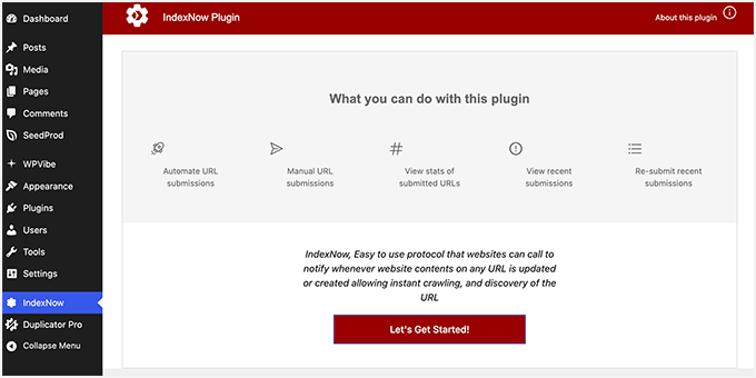 Plugin WordPress IndexNow de la Microsoft
