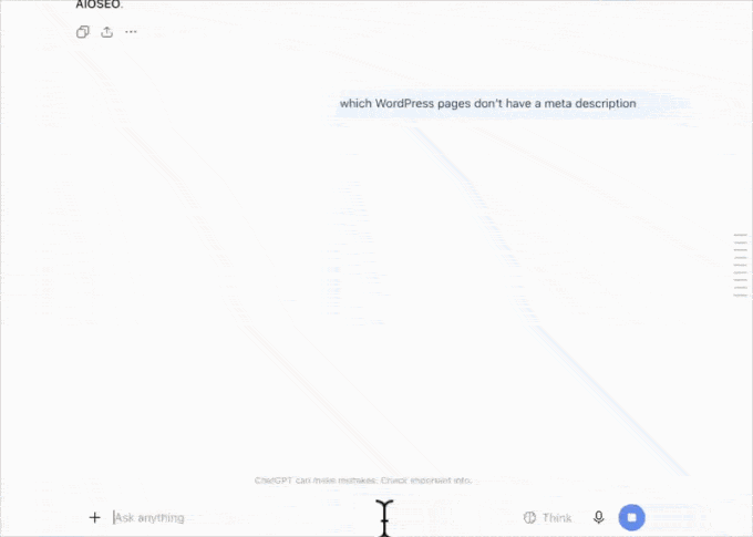 WPVibe verwendet ChatGPT, um SEO-Meta-Beschreibungen zu Seiten hinzuzufügen, die keine haben.